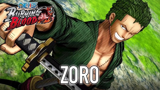 One Piece Burning Blood - PS4/XB1/PC/PS Vita - Zoro (Moveset Video)