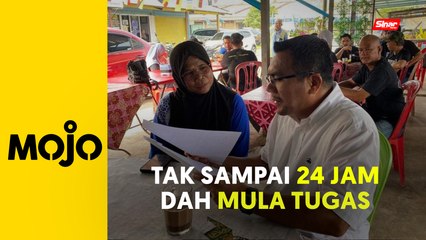 Descargar video: PRK Pelangai : Tak sampai 24 jam menang, Amizar dah dapat surat mohon bantuan