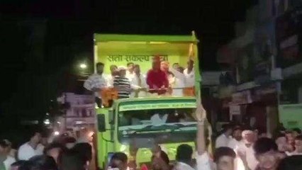 पाली: RLP सुप्रीमो बेनीवाल की संकल्प यात्रा पहुंची पाली, भाजपा व कांग्रेस सरकार को कोसा