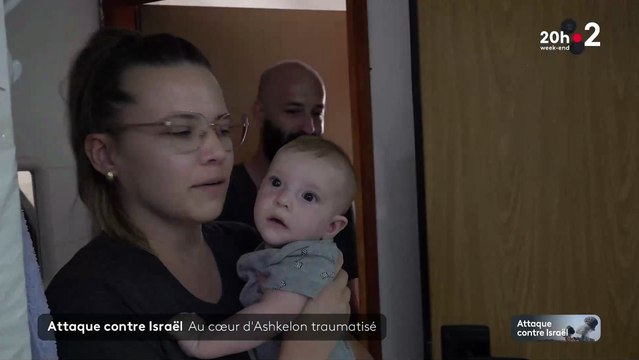 Attaque du Hamas : Dans la ville de Ashkelon, un couple israélien avec un enfant est retranché dans sa maison, dans un bunker, avec un couteau pour se défendre