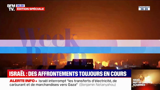 Attaque du Hamas - Regardez les images de la nuit avec la riposte d'Israël et des dizaines de roquettes qui ont été lancées de part et d'autre