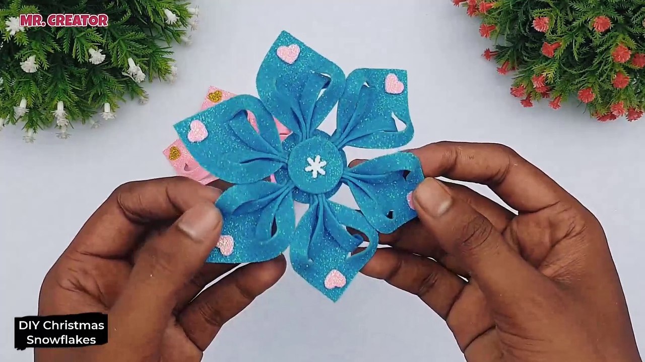 How to Make Christmas Snowflakes | Snowflakes Making Tutorial | DIY ...