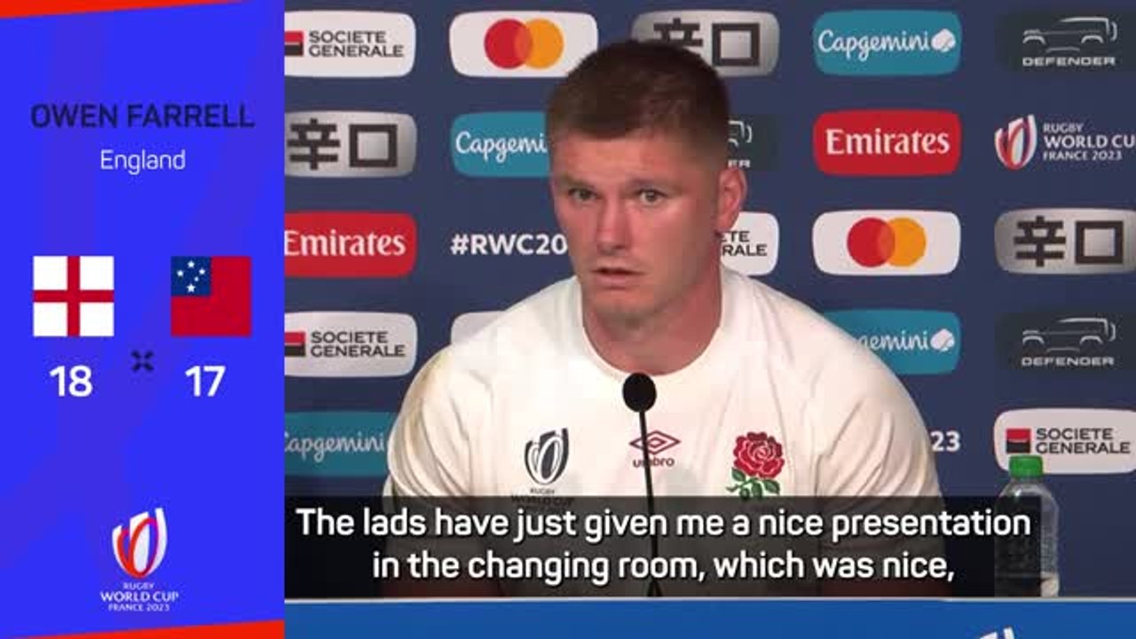 'Huge honour' for Owen Farrell to break Jonny Wilkinson's point scoring record