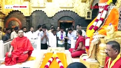 आशियाई स्पर्धेत सुवर्ण पदक विजेता अविनाश साबळे साई चरणी