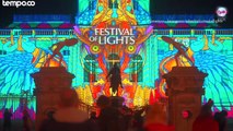 Suasana Malam Penuh Warna-warni di Berlin Festival of Lights