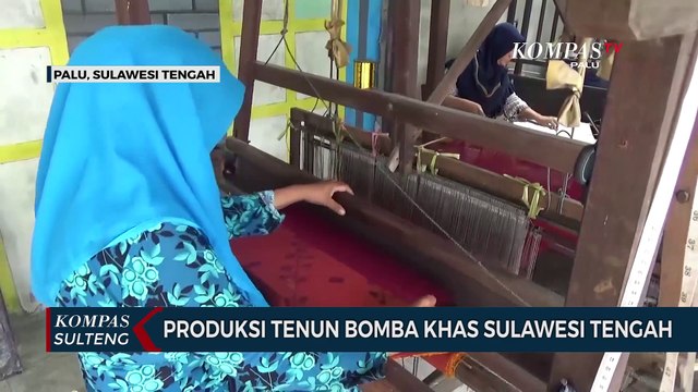 Produksi Tenun Bomba Khas Sulawesi Tengah