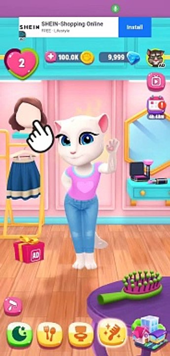 My Talking Angela 2. Funny.