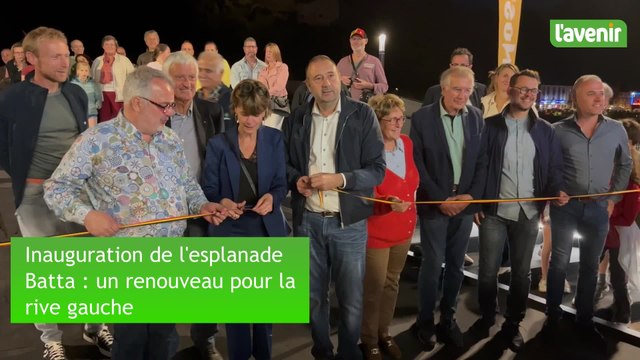 Inauguration de l'esplanade Batta : un renouveau pour la rive gauche