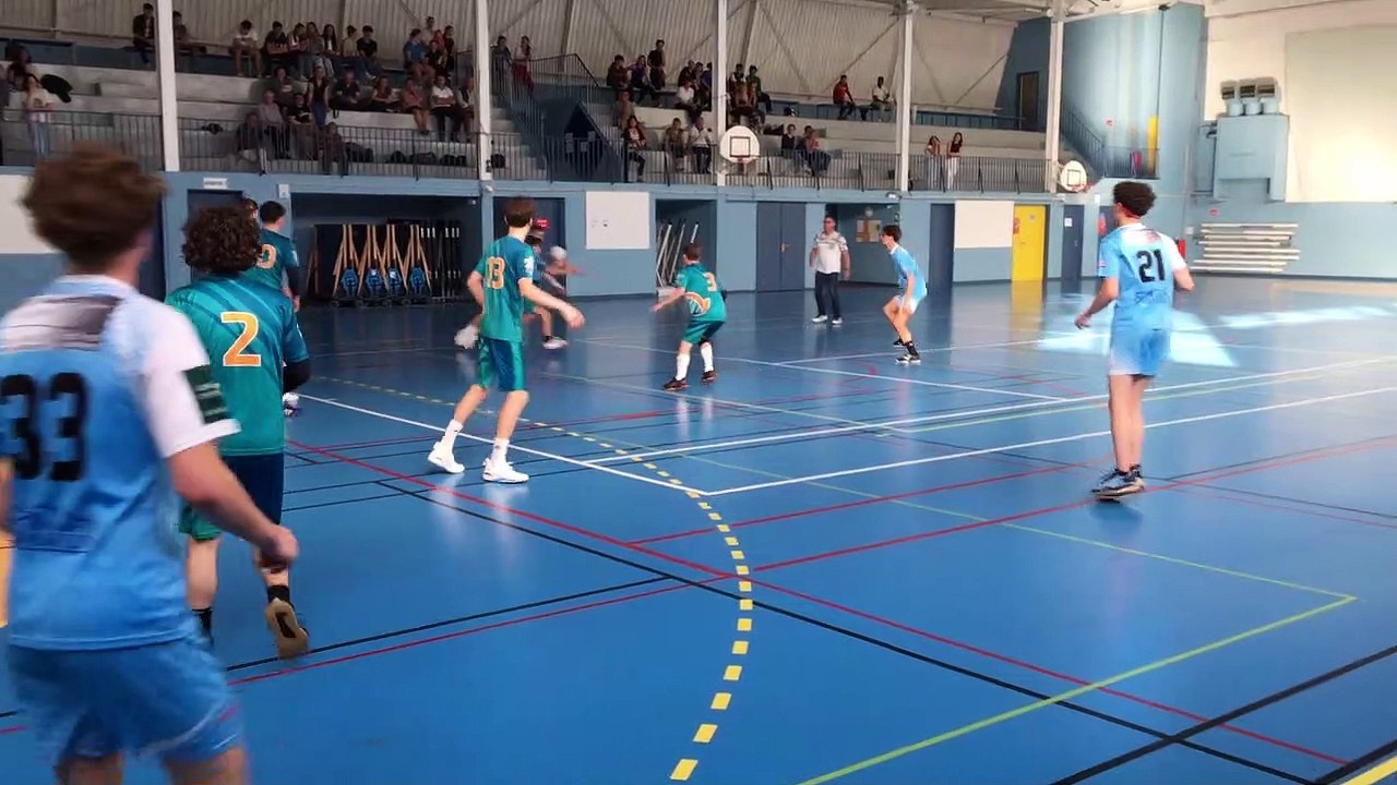 Pendant le match contre Ergué/Quimper HB