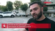 Her şey 5 dakika sürdü! Para kasası ile otomobili çalıp kaçtılar