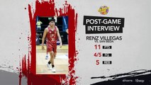Post-game Interview: Renz Villegas vs San Beda | NCAA Season 99