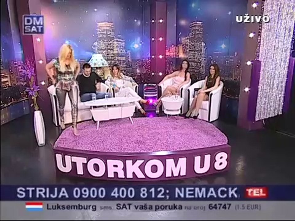 Sanja Djordjevic - To me tako dobro boli - Utorkom u 8 - (Tv Dmsat 2013)