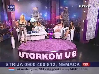 Sanja Djordjevic - To me tako dobro boli - Utorkom u 8 - (Tv Dmsat 2013)