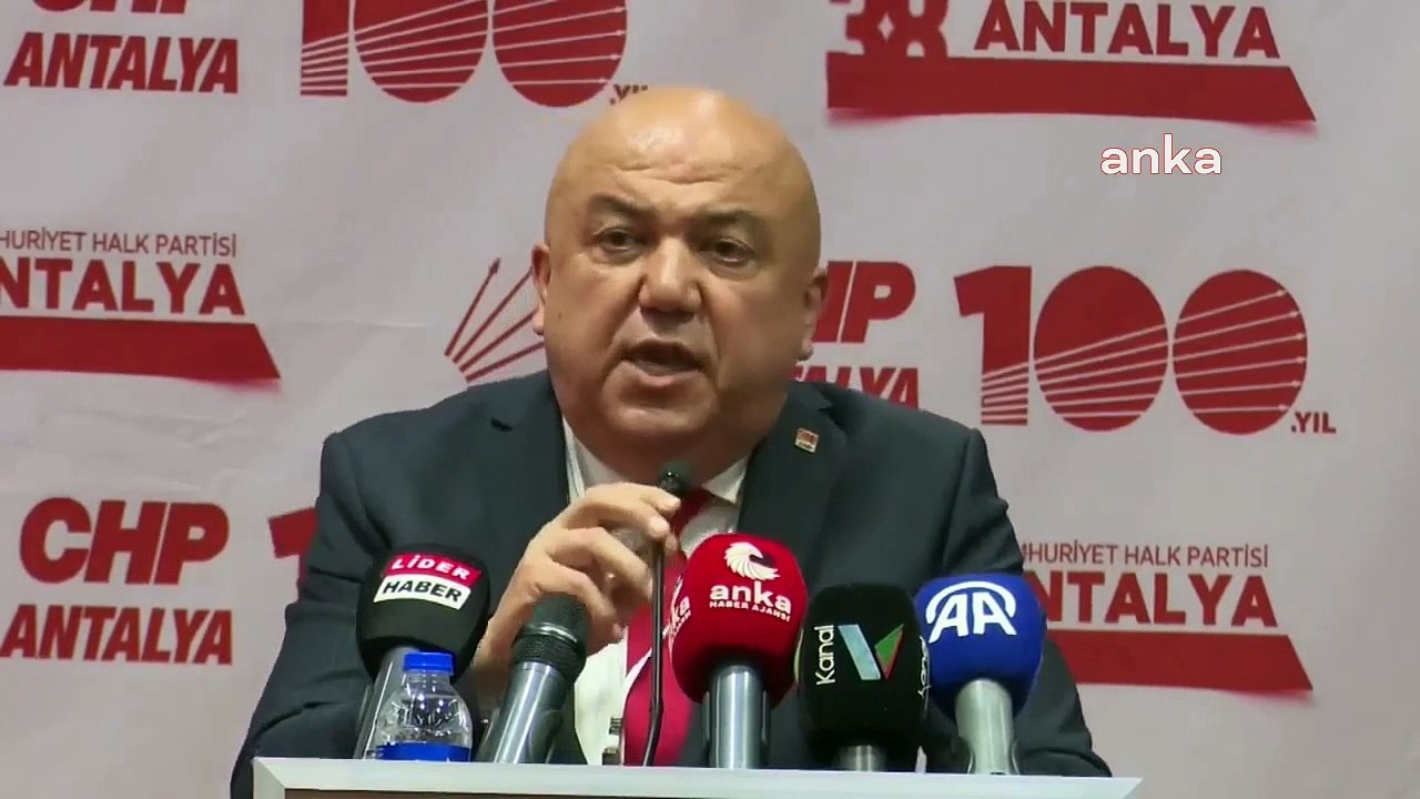 CHP Antalya 38'inci Olağan İl Kongresi Başladı