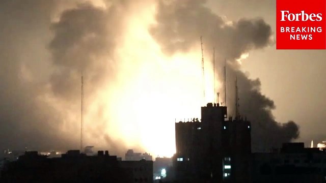 Israel Continues To Fire Airstrikes Into Gaza Strip In Response To Surprise Hamas Attack