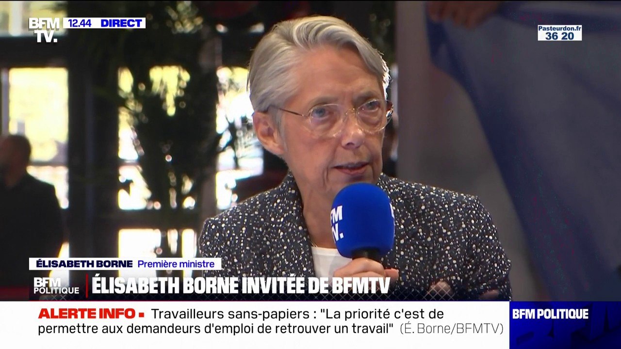 Élisabeth Borne: "Je vous confirme que j'ai aus...