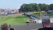 Porsche Sprint Challenge 2023 Brands Hatch Race 2 Sommerfield Huge Crash Amateur