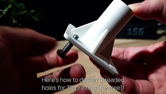 3D Print Threads For Free - Thread Tolerance - 3D Print Screw Holes
