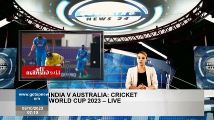 India v Australia: Cricket World Cup 2023 – live