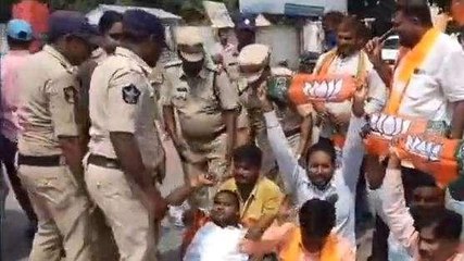 తూర్పు గోదావరి జిల్లా: బీజేపీ నేతల అరెస్ట్
