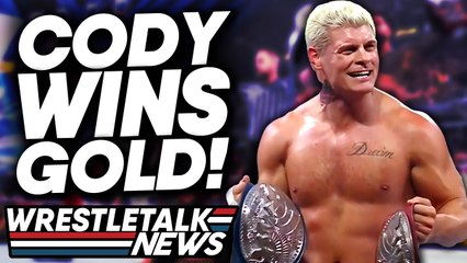 Скачать видео: Cody Rhodes WINS WWE Gold! Jade Cargill WWE Debut! WWE Fastlane 2023 Review! | WrestleTalk