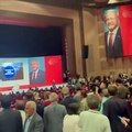 İmamoğlu konuşurken 'Kılıçdaroğlu' sloganları atıldı