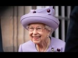 Three cheers for the Queen!: beaming brightly she greets members of the armed forces