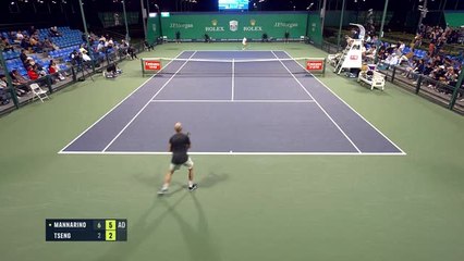 Shanghai - La belle balle de match de Mannarino