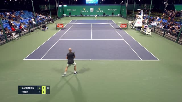 Shanghai - La belle balle de match de Mannarino