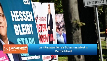 Landtagswahlen als Stimmungstest in Deutschland