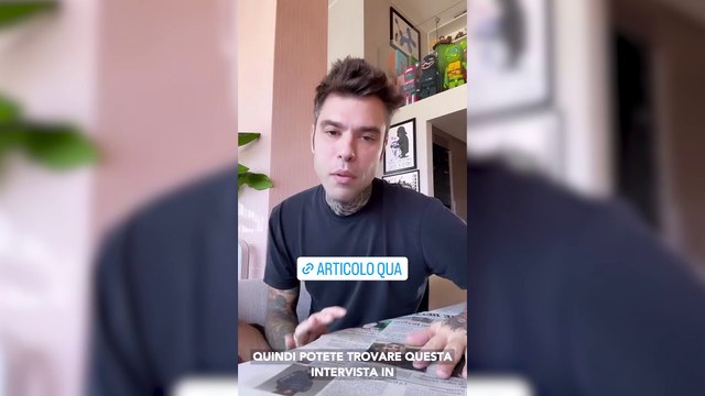 Fedez habla emocionado de la donación de sangre y la salud mental