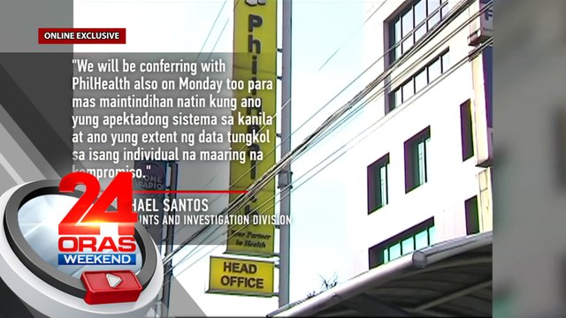 Nat'l Privacy Commission, sinisiyasat ang mga compromised PhilHealth Data; Helpdesk, bubuuin para sa mga nais malaman kung na-leak ang data nila | 24 Oras Weekend
