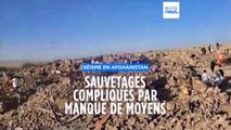Séisme en Afghanistan : sauvetages compliqués par manque de moyens