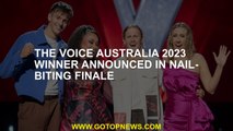 The Voice Australia 2023 winner announced in nail-biting finale