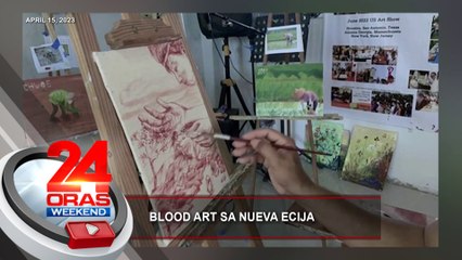Sining na gawa sa dugo, hanep na voice artist, at iba pa, pampa-good vibes online | 24 Oras Weekend