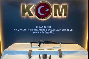 Diyarbakır'da bir gece kulübünde silah ele geçirildi, iş yeri sahibi tutuklandı