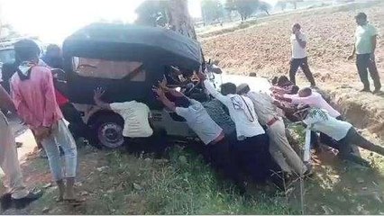 महवाः मेहंदीपुर बालाजी के जंगलों में गैंगवार, जीप व कार मिली क्षतिग्रस्‍त.. जानें मामला