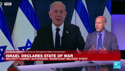 Israel's Security Council declares state of war, authorises 'significant military steps'
