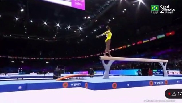 HISTÓRICA! Rebeca Andrade fatura o bronze na trave e agora é medalhista em todas as provas.