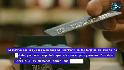 Los alemanes no utilizan la tarjeta de crédito y tiene sentido: lo que deberíamos copiar en España