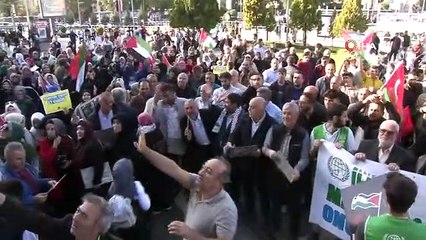 Kayseri'den İsrail'e tepki, Filistin'e dua