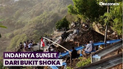Menikmati Pemandangan Sunset Mengagumkan di Bukit Shoka Gunungkidul