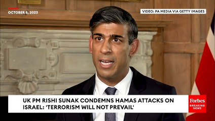 UK Prime Minister Rishi Sunak Expresses Total Support For Israel
