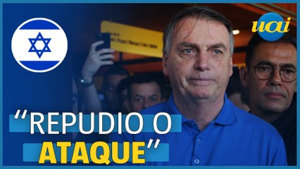 Bolsonaro presta solidariedade a Israel e liga Lula ao Hamas