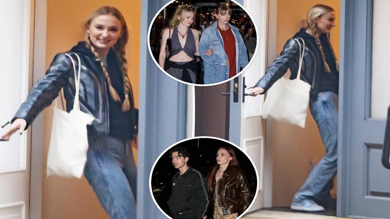Sophie Turner flashes big smile as she exits Taylor Swift’s apartment amid Joe Jonas mediation