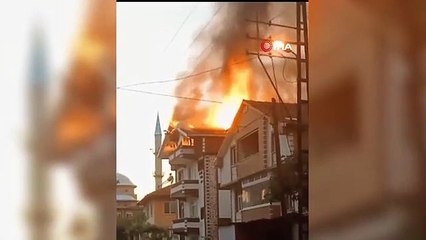 Karabük'ün Yenice İlçesinde 4 Katlı Binada Yangın Çıktı