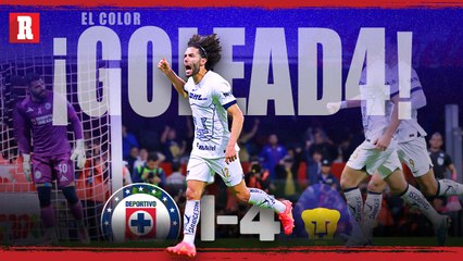 ¡ORGULLO 4ZUL Y ORO! | El COLOR Cruz Azul 1 - 4 Pumas