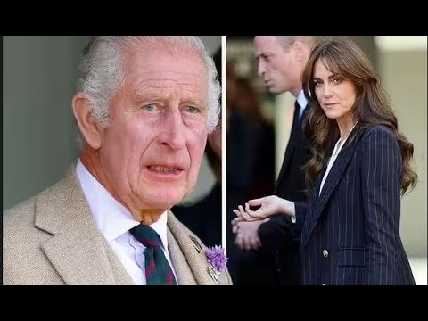 Le roi Charles très jaloux du prince William et de la princesse Kate volant la vedette