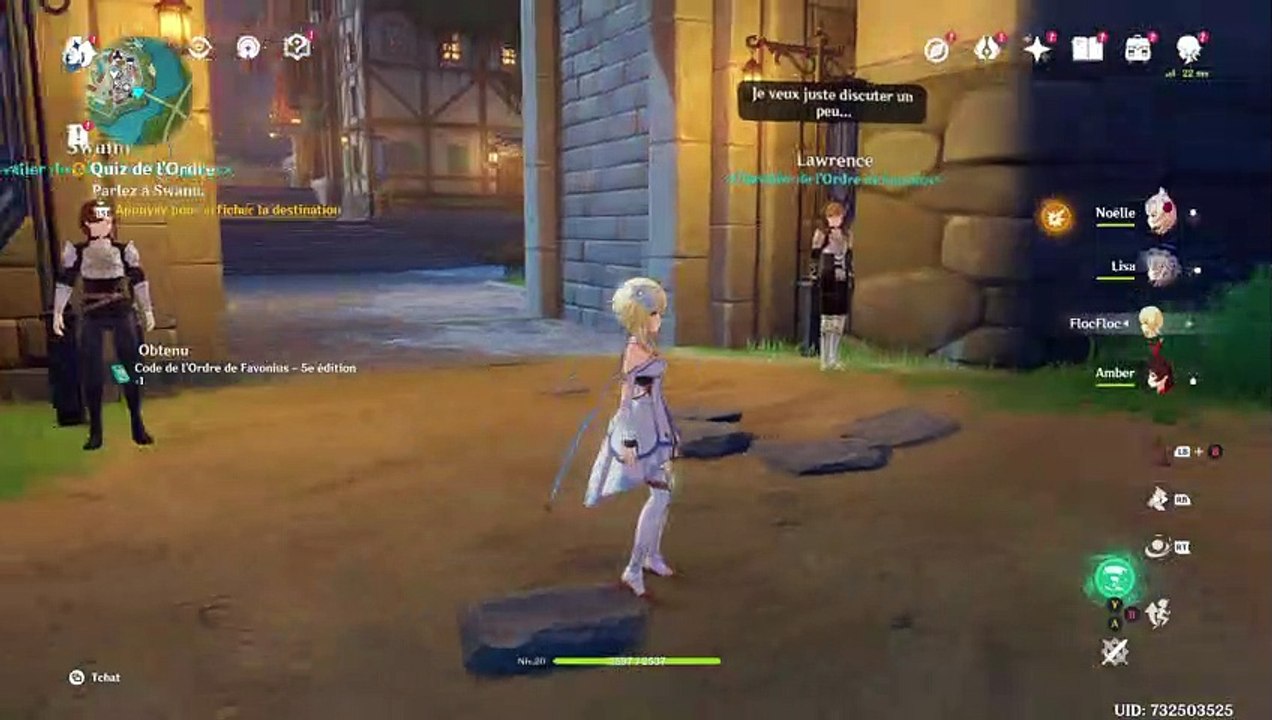 Genshin Impact Quizz de l'Ordre Vidéo Dailymotion