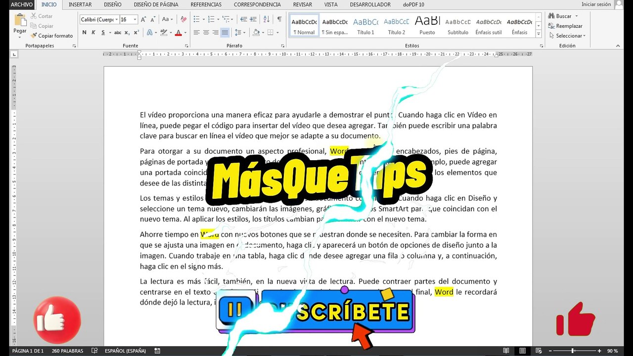 Como BUSCAR y REEMPLAZAR PALABRAS en WORD Fácil y Rápido